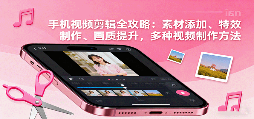 手机视频剪辑全攻略：素材添加、特效制作、画质提升，多种视频制作方法-优优云网创